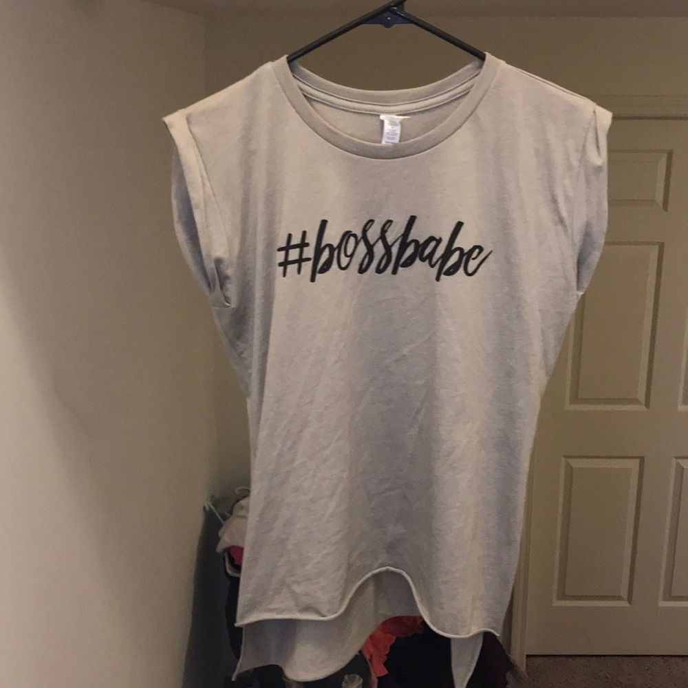 #bossbabe muscle tee